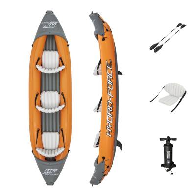 KAJAK RAPID X3 381x100 cm + POMPKA / WIOSŁA - BESTWAY 65132